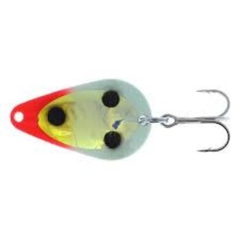 Moonshine Lures Casting Spoon. RV Glow Bloody Nose 3/4oz