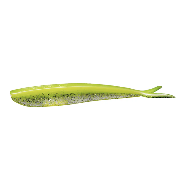 Lunker City Fin-S Fish Chartreuse Silk Ice 2-1/2" 20-pk