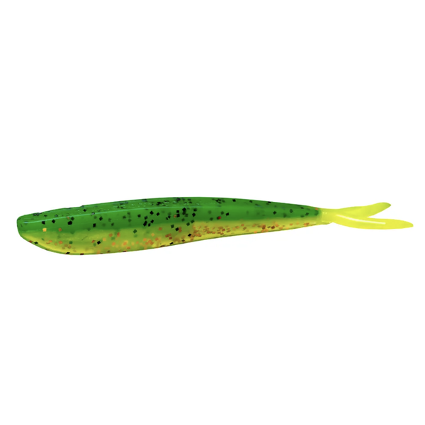 Lunker City Fin-S-Fish Firetiger Chart Tail 4" 8-pk