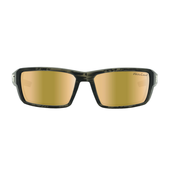 WaterLand Polarized Sunglasses Ashor BlackWater - Gold Light Mirror