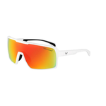 WaterLand Polarized Sunglasses Catchem White Orange Mirror