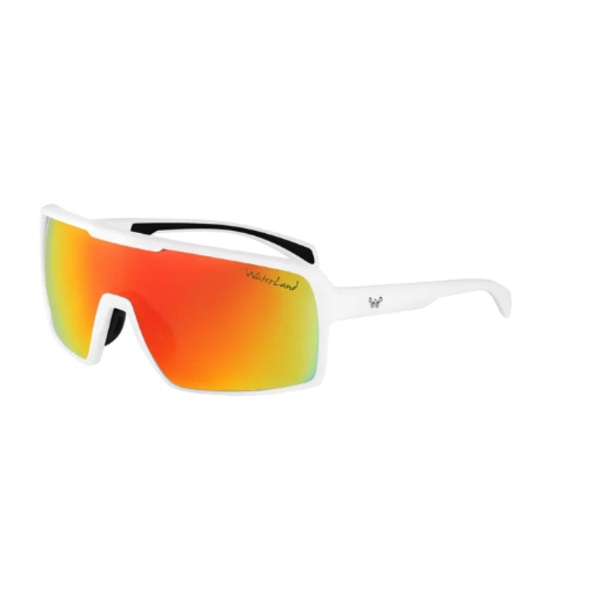 WaterLand Polarized Sunglasses Catchem White Orange Mirror