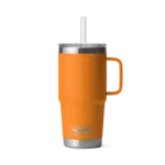 Yeti Rambler 739mL Straw Mug w/Straw Lid. King Crab Orange