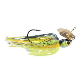 Z-Man Project Z ChatterBait. 3/8oz Chartreuse Sexy Shad