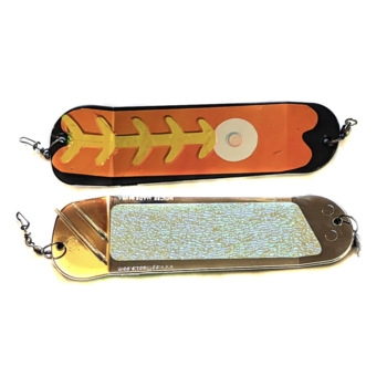 Salmon Candy Flasher 8" UV Shelly Carbon