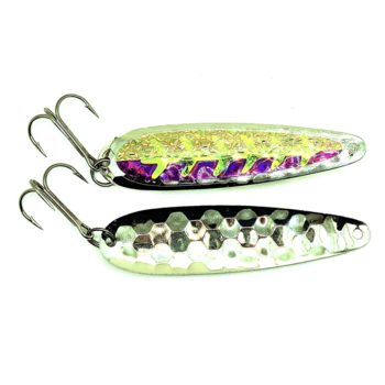 Salmon Candy Purple Stud UV Silver Mag Spoon