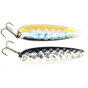 Salmon Candy UV Stud's Green Chin Silver Mag Spoon