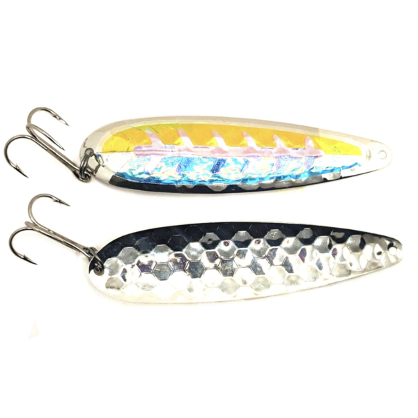 Salmon Candy UV Stud's Green Chin Silver Mag Spoon