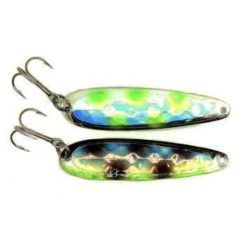 Salmon Candy UV Lance's 2 Face Silver Standard Spoon
