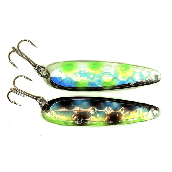 Salmon Candy UV Lance's 2 Face Silver Standard Spoon
