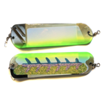 Salmon Candy Flasher 8" Alty's Green Stud UV