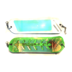 Salmon Candy Flasher 8" White Green Jeans UV