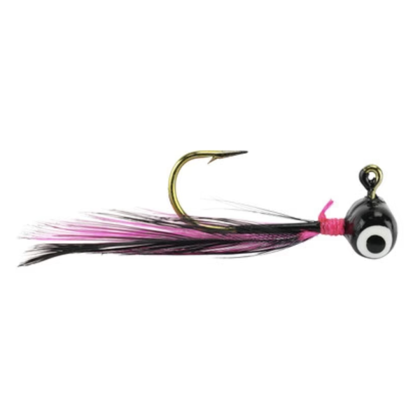Strike King Mr. Crappie Shoo Shiner Jig 1/32oz Pink Tuxedo 2-pk