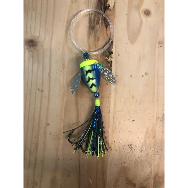 Ito Flies Lake Trout Candy. Blue Raider