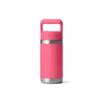 Yeti Rambler Jr 355mL Kids Water Bottle w/Color Match Straw Cap. Tropical Pink