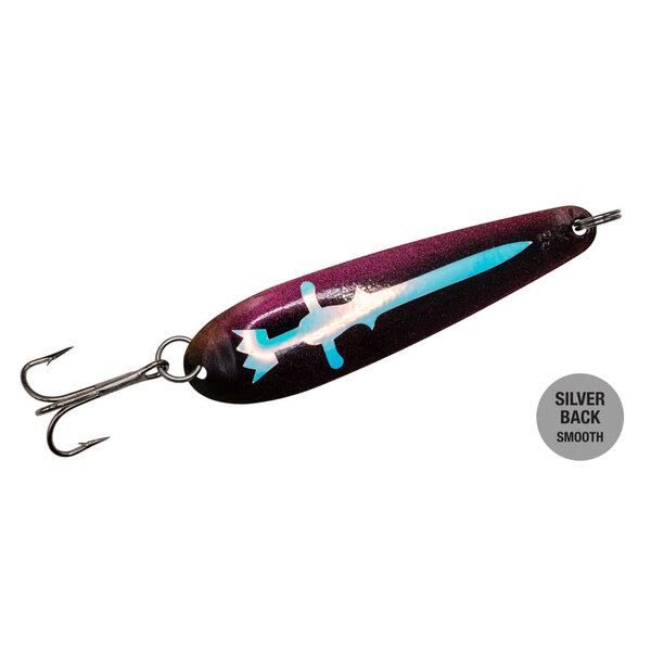 Northern King Mag Spoon Iridescent Purple Green Excalibur 4-1/2"