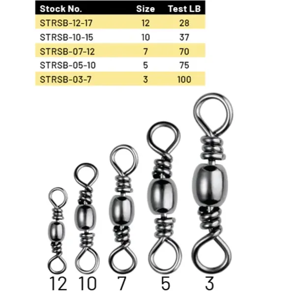 Spro Taru Swivel. Size 5 75lb 10-pk