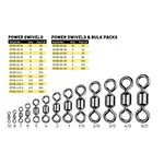 Spro Power Swivel Size 10 35lb 10-pk