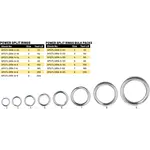 Spro Power Split Ring Size 9 300lb 5-pk