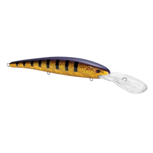 Spro Madeye Minnow 120 Gold Purple Perch