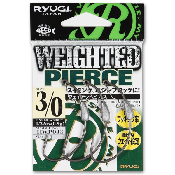 Ryugi Weighted Pierce 5/0 1/16oz 3-pk