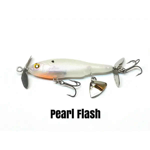 Nishine Lure Works Baby Abino 70S Pearl Flash 2.76"