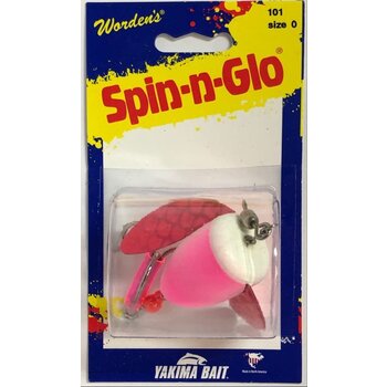 Yakima Worden's Spin-N-Glow Rigged Luminous Pink Size 0