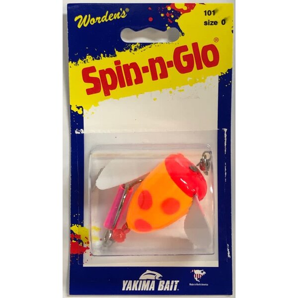 Yakima Worden's Spin-N-Glow Rigged Orange Clown Size 0