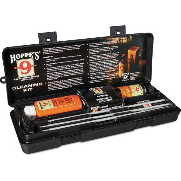 Hoppes UO Rifle Shotgun Cleaning Kit AllCalibers Includes Storage Box