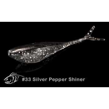 Lunker City Fin-S Shad Silver Pepper Shiner 1-3/4" 20-pk