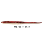Lunker City Slug-Go 4" Red Ice Shad 10-pk