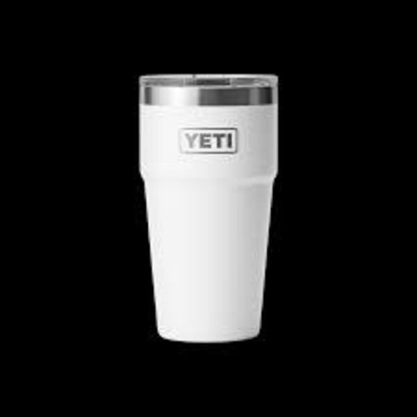 Yeti Rambler 591mL Stackable Cup w/MagSlider Lid. White