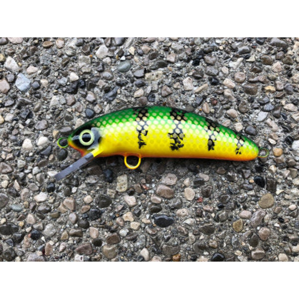 Bluewater Baits 6" Fat Stutter Chub Ambiguous Perch/Orange Belly