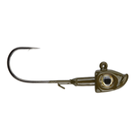 Outkast Tackle Goldeneye Swimbait Jig 1/4oz 1/0 Green Pumpkin 2-pk