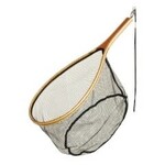 Streamside Wooden Rubberized Catch & Release Net