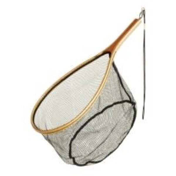 Streamside Wooden Rubberized Catch & Release Net