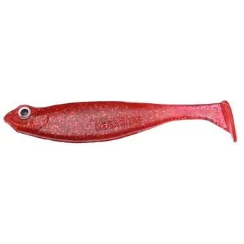 Megabass Hazedong Shad. 4.2" Clear Red