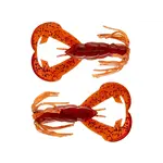 Strike King Rage Luau Craw 4" Fire Craw 7-pk