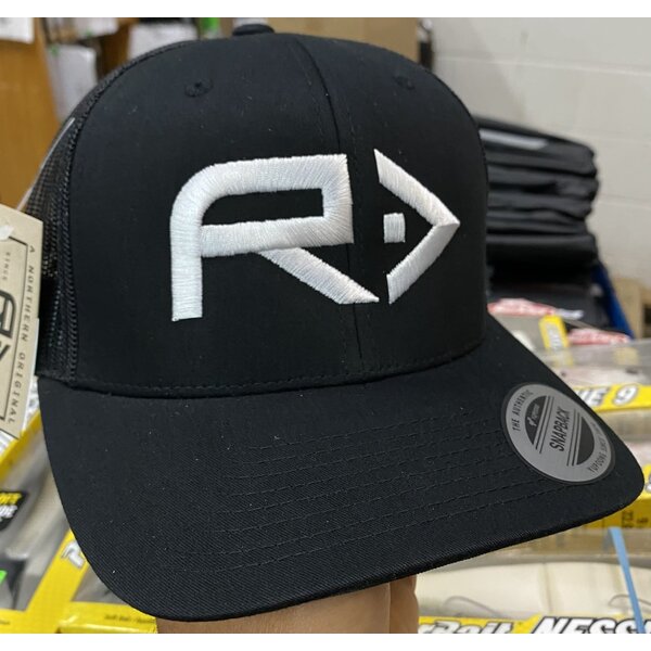 RahFish Hat Big R Black RFHAT1104