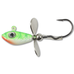 Northland Whistler Jig. 1/4oz UV Glo Perch 2-pk