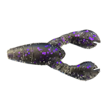 Great Lakes Finesse Snack Craw 2.1" Smoke Clear Purple 6-pk