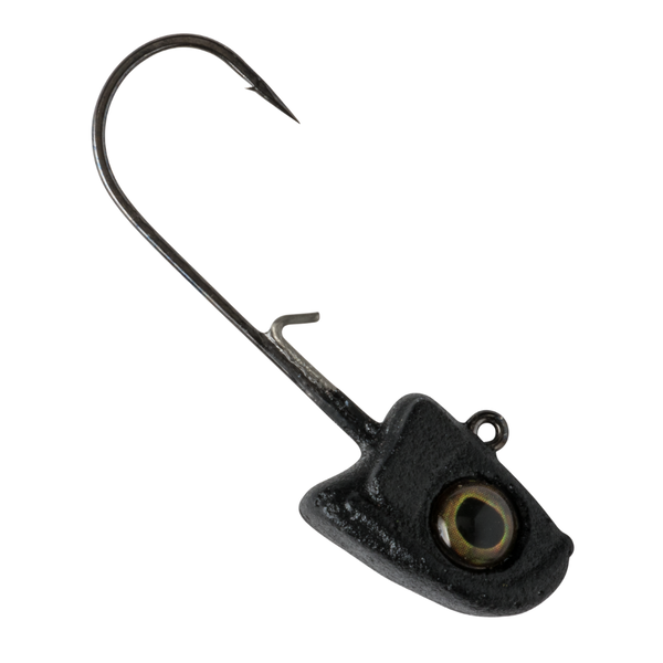 Great Lakes Finesse Hanging Jig Head 1/4oz Matte Black 2-pk