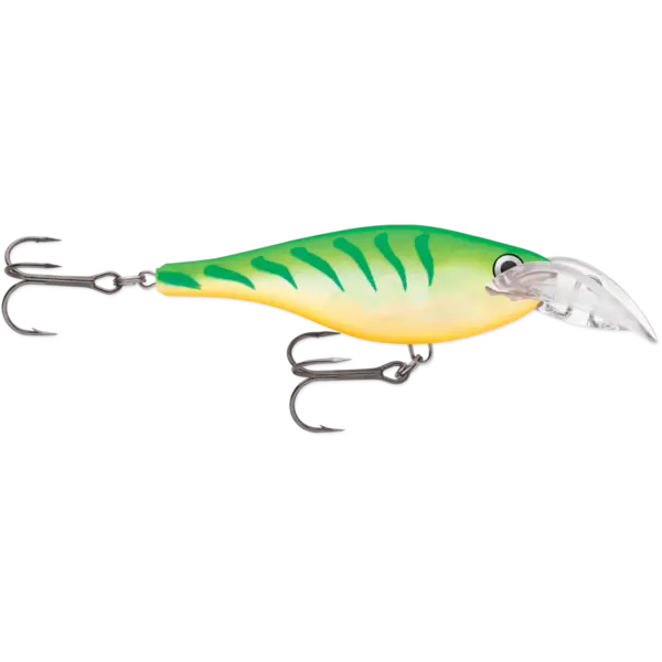 Rapala Scatter Rap Glass Shad 07 Glass  Green Tiger UV 2 3/4"