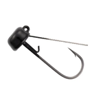 Yum Ned Jig Head Black 1/8oz 3-pk