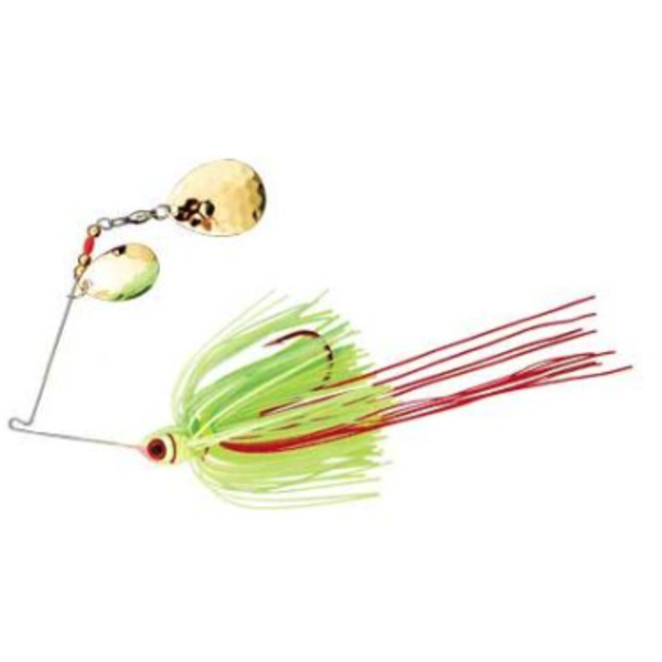 Booyah Tux N Tails 1/2oz Spinnerbait. Wounded Lime
