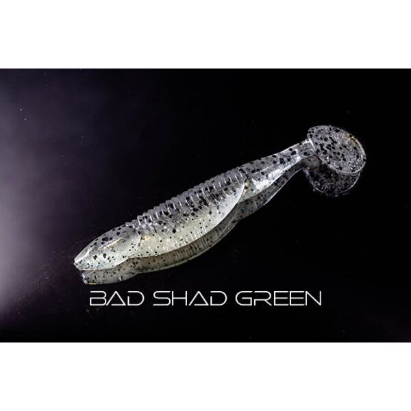 Reaction Innovations Little Dipper. Bad Shad Green 9-pk