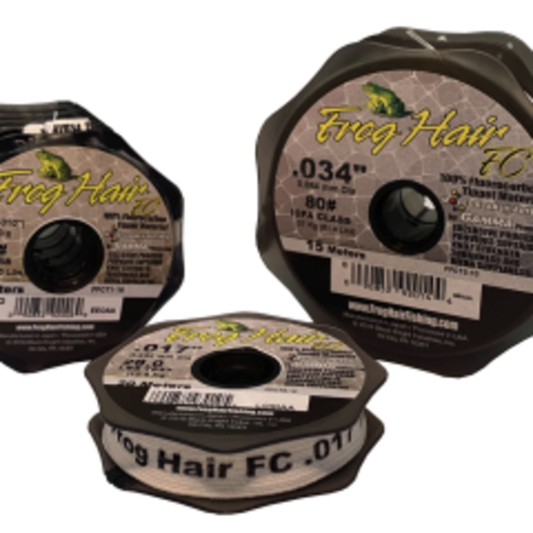 Gamma Frog Hair 11.5# 1X Fluorocarbon Tippet Material 100m