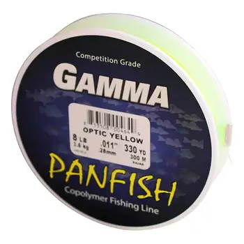Gamma Polyflex Panfish Copolymer 8lb Optic Yellow 300yds