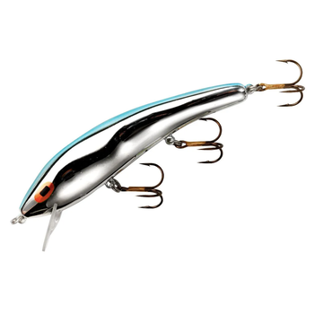 Cotton Cordell Ripplin Red Fin Suspending 4-1/2" Chrome Blue