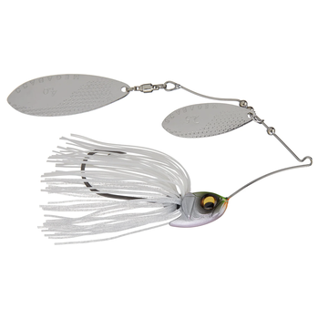 Megabass V9 Double Willow 1/2oz Pearl Shad Spinnerbait